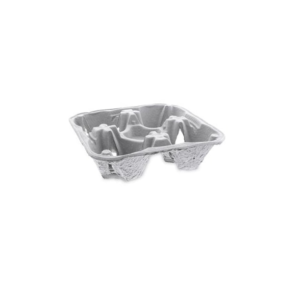 Pactivcorp Pactiv, EARTHCHOICE FOUR-CUP CARRIER WITH FOOD TRAY, 8-32 OZ, FOUR CUPS, 300PK M510032 - main